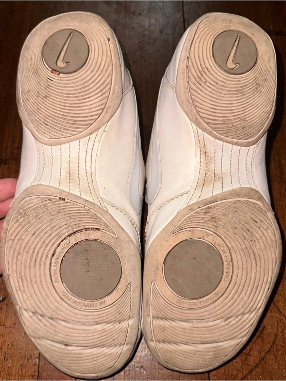 Nike Women’s Cream/Off-White Cheerleading Shoes